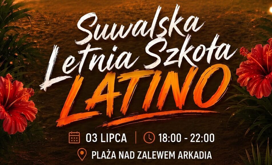 Plakat Suwalskiej Letniej Szkoły Latino