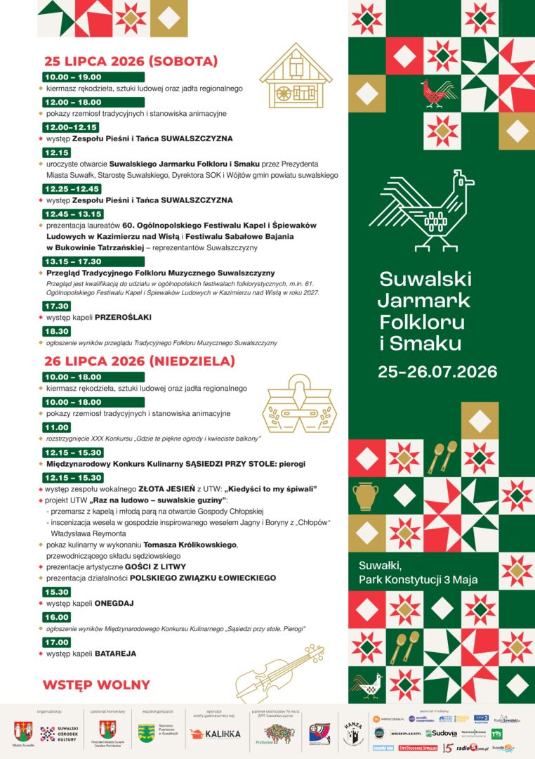 Suwalski Jarmark Folkloru i Smaku 2026 Suwalski Jarmark Folkloru i Smaku 2026