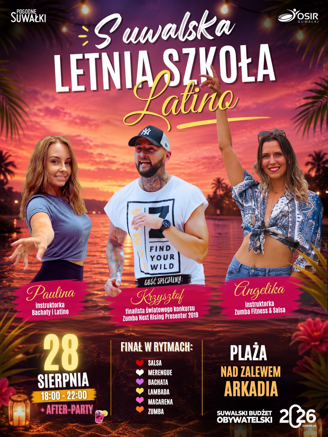 Finał Suwalskiej Letniej Szkoły Latino nad Zalewem Arkadia
