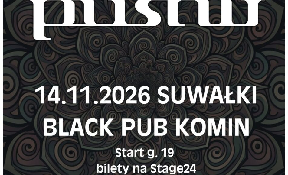 Plakat koncertu PUSHIT Tool Tribute Band w Suwałkach