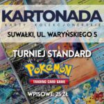 Plakat turnieju Pokemon TCG Standard w Kartonadzie