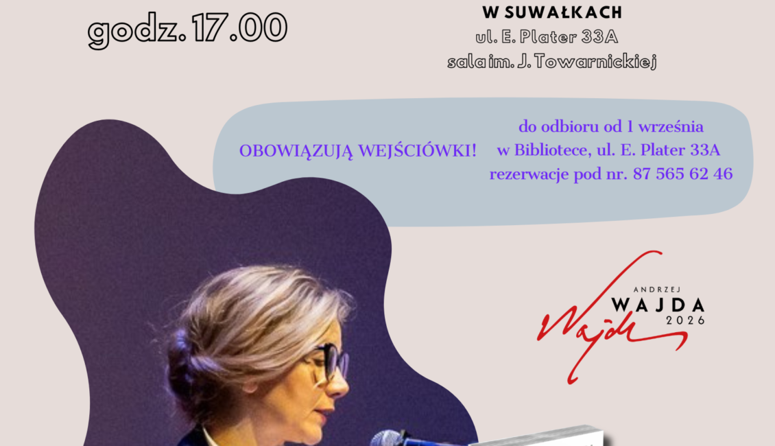 Spotkanie z Agnieszką Morstin w suwalskiej Bibliotece Publicznej