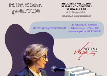 Spotkanie z Agnieszką Morstin w suwalskiej Bibliotece Publicznej
