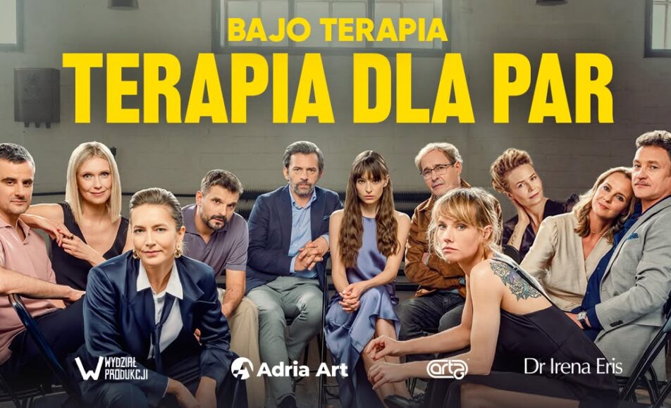 Plakat spektaklu „Terapia dla par”