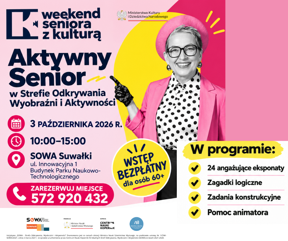 Aktywny Senior w SOWA Suwałki
