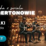 Plakat koncertu Bridgertonowie: kwartet smyczkowy przy świecach w Suwałkach