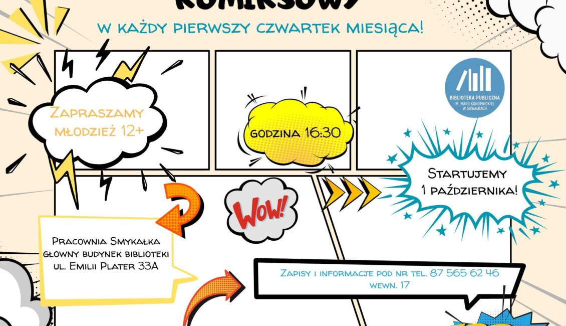 Dyskusyjny Klub Komiksowy rozpoczyna spotkania