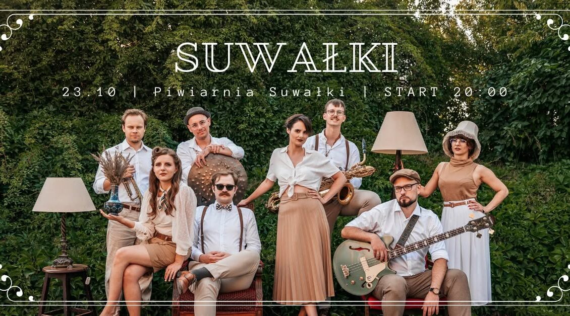 Główny Zawór Jazzu w Suwałkach Plakat koncertu Główny Zawór Jazzu w Suwałkach