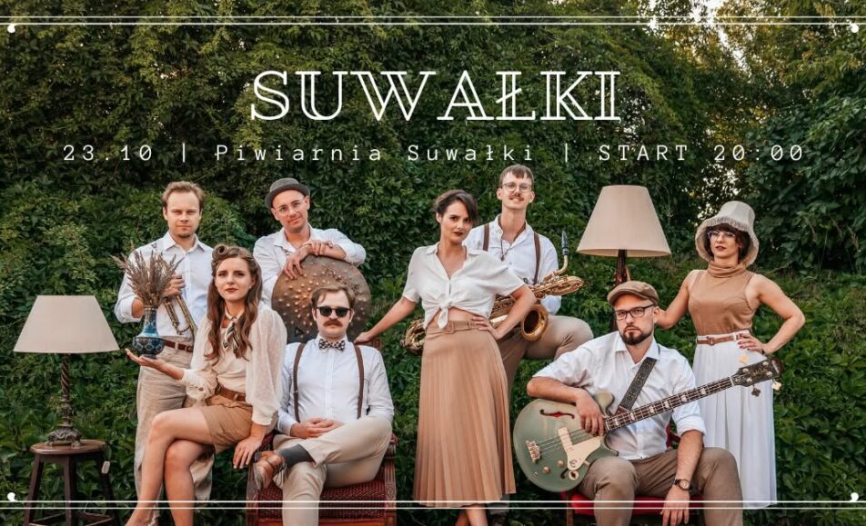 Główny Zawór Jazzu w Suwałkach Plakat koncertu Główny Zawór Jazzu w Suwałkach