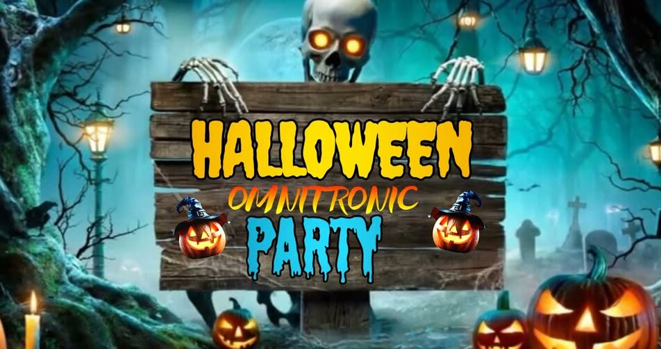 Halloween Omnitronic Party w Piwiarni Plakat wydarzenia Halloween Omnitronic Party w Piwiarni