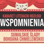 Plakat wydarzenia Kabaret Literacki Rozłogi poświęconego Bohdanowi Chmielewskiemu