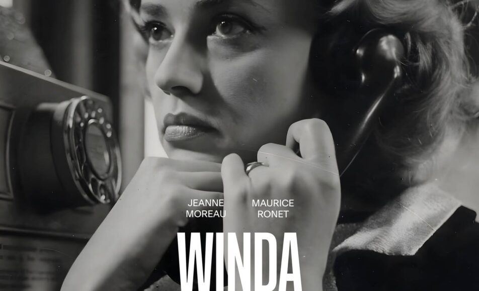 Plakat seansu filmu „Windą na szafot”