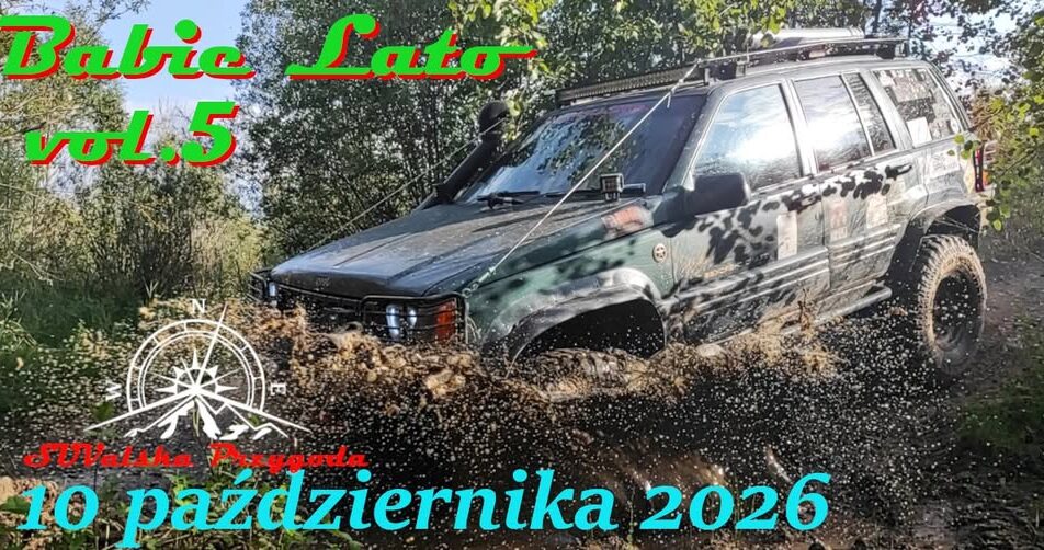 Wydarzenie Babie Lato 5, wyprawa samochodami 4x4 po Suwalszczyźnie.