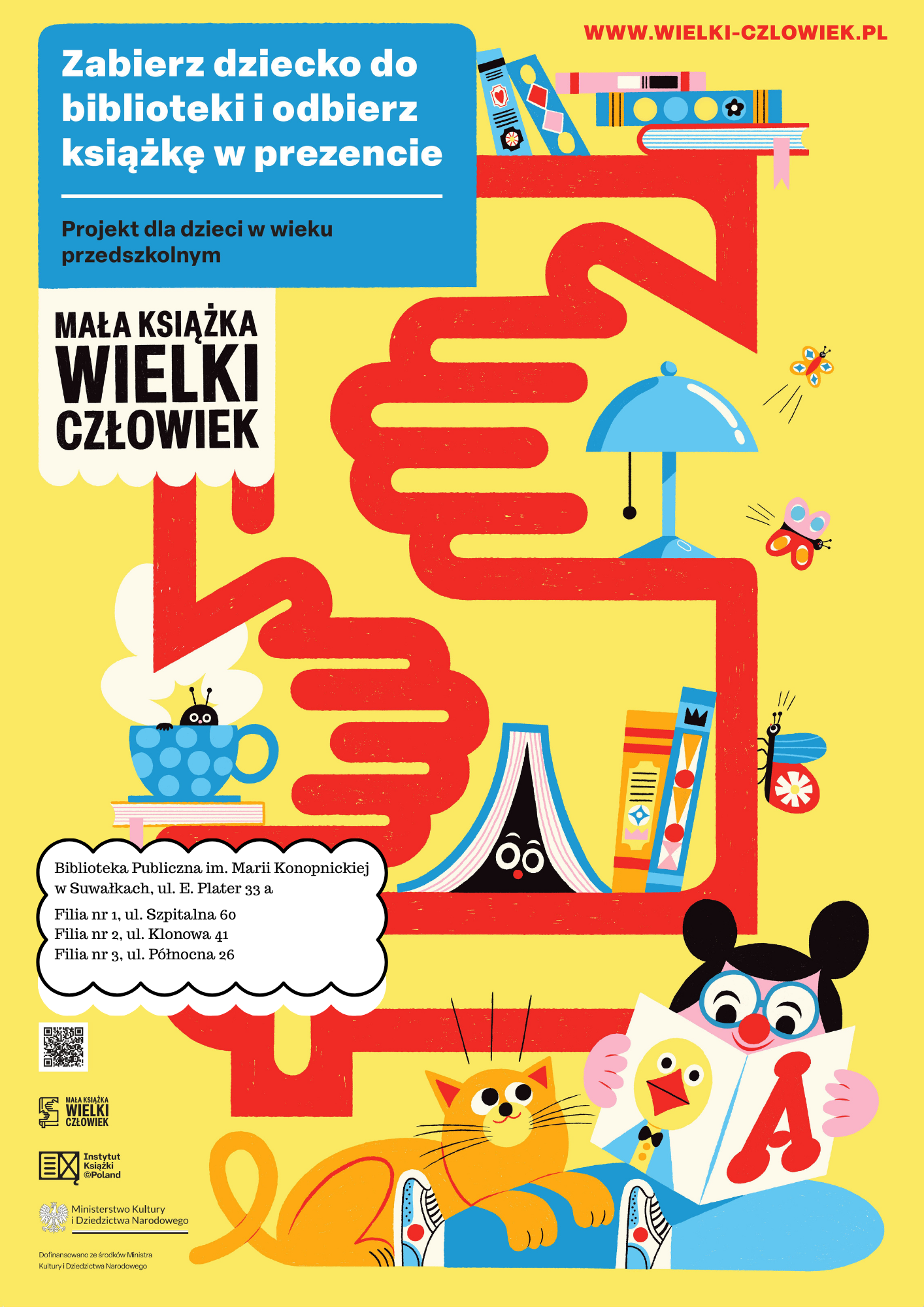 Bezpłatne wyprawki czytelnicze dla przedszkolaków w Suwałkach Bezpłatne wyprawki czytelnicze dla przedszkolaków w Suwałkach