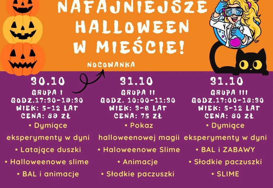 Dynia Party / Halloween, warsztaty dla dzieci