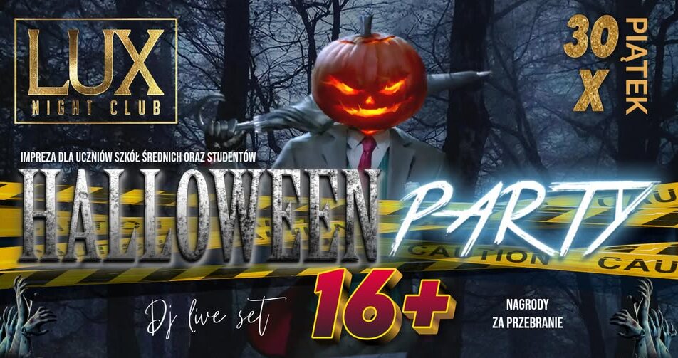 Halloweenowa impreza w LUX Night Club