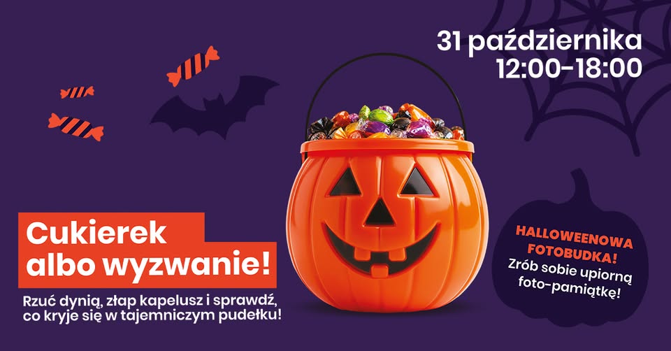 Halloween w Plazie z grami i fotobudką AI