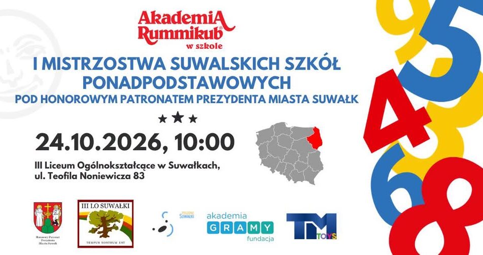 I Mistrzostwa Suwalskich Szkół Ponadpodstawowych