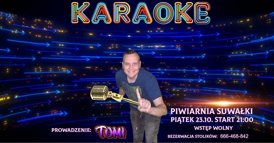 Wieczór karaoke w Piwiarni Suwałki