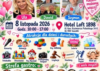 Kiermasz charytatywny dla Uli, Szymona i Dawida w Suwałkach. Koncerty, atrakcje i licytacje