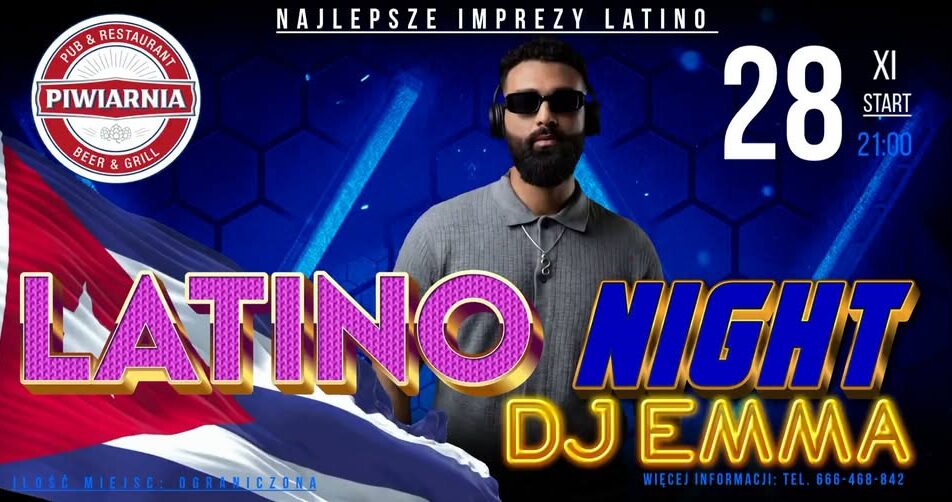 Latino Andrzejki z DJ Emmą w Piwiarni Suwałki