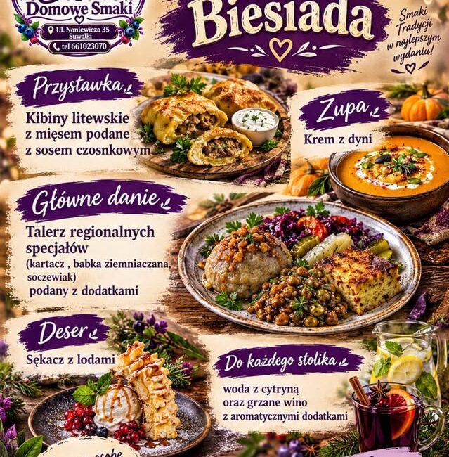 Regionalna Biesiada Regionalna Biesiada w Bistro Domowe Smaki