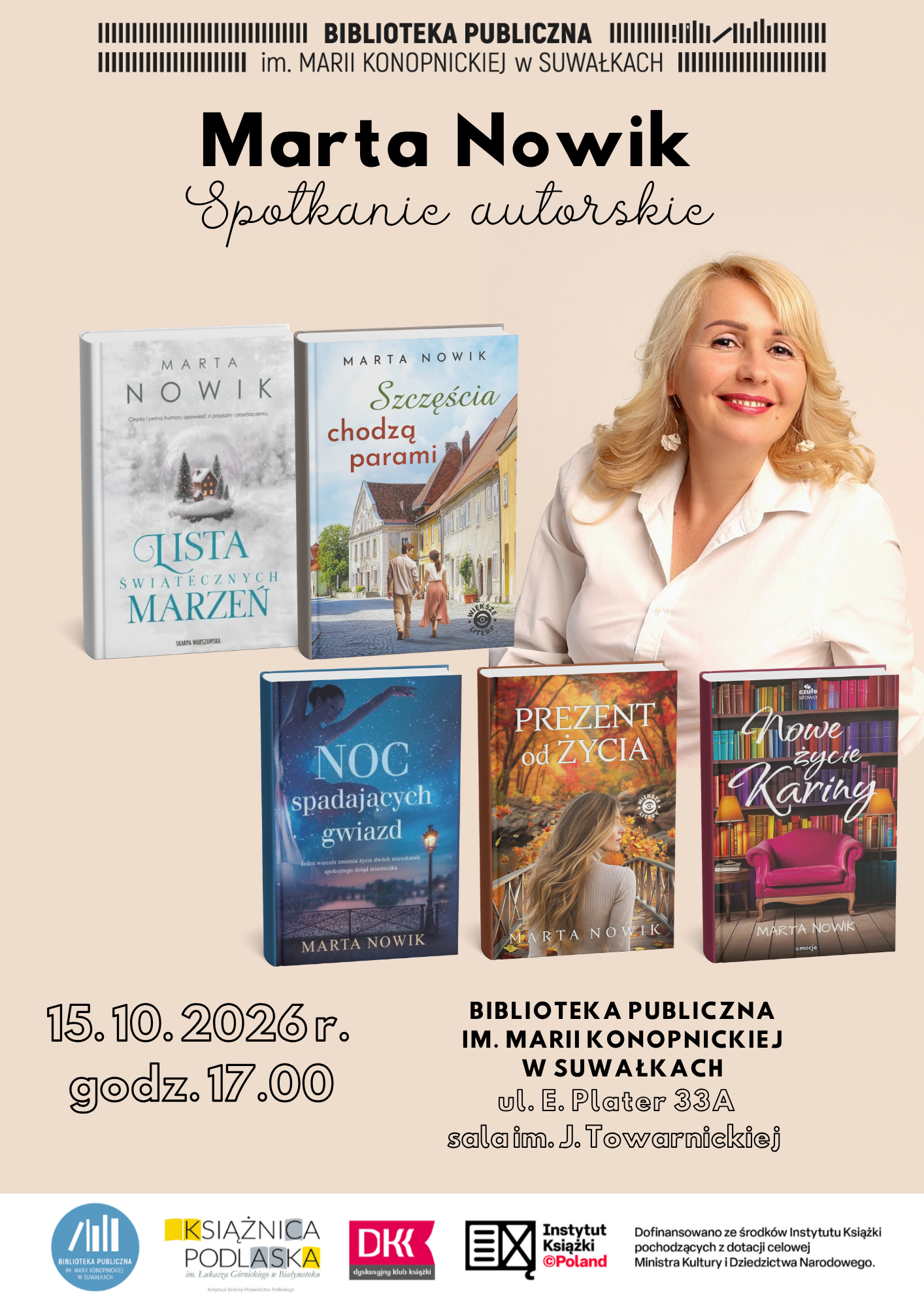 Spotkanie z Martą Nowik w bibliotece Spotkanie z Martą Nowik w bibliotece