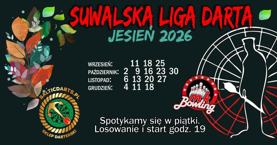 Suwalska Liga Darta Jesień 2026 Suwalska Liga Darta Jesień 2026