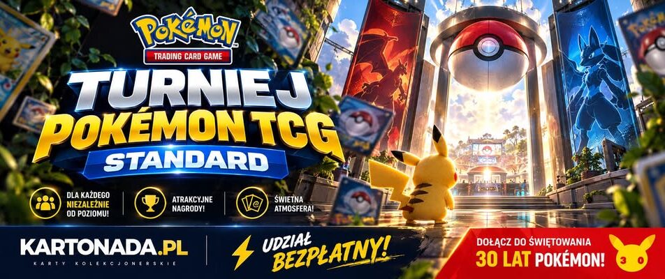 Świąteczna liga turniejów Pokémon TCG Standard w Kartonadzie