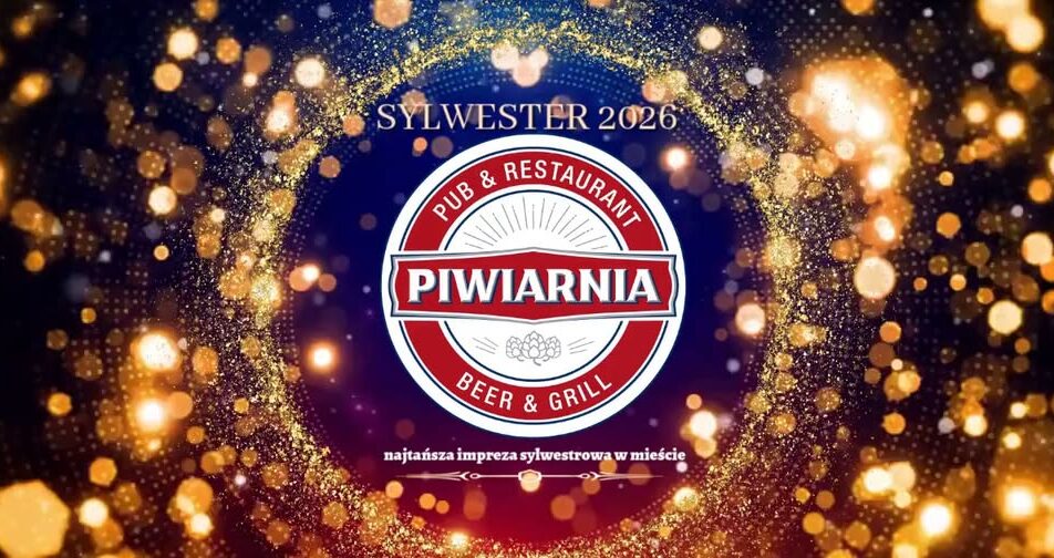 Zapowiedź imprezy sylwestrowej 2026 w Piwiarni Suwałki