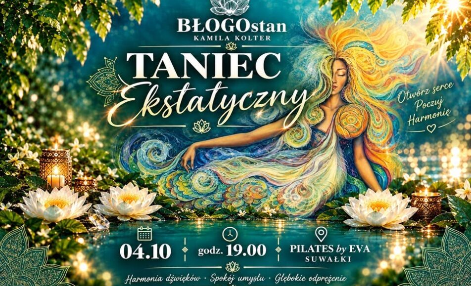 Taniec ekstatyczny w kręgu kobiet, warsztat w Suwałkach