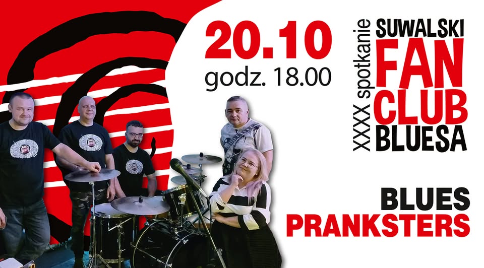Spotkanie Suwalskiego Fan Clubu Bluesa z koncertem zespołu Blues Pranksters