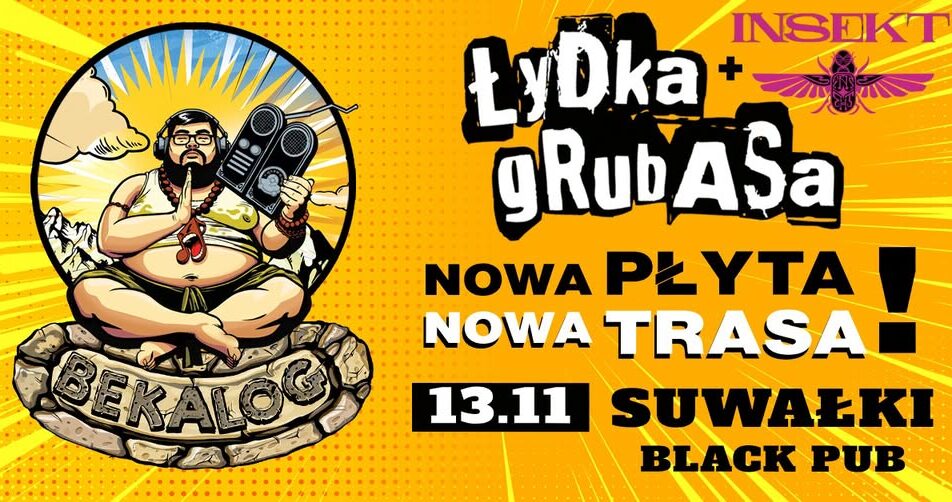 Koncert Łydki Grubasa w ramach Bekalog Tour z zespołem Insekt